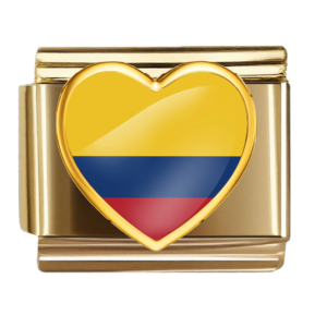 Colombia Flag Heart