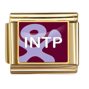 INTP Purple Abstract Figure