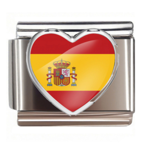 Spain Flag Heart