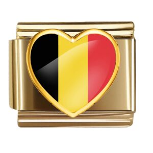 Belgium Flag Heart