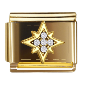 Four Point Star Clear Accents