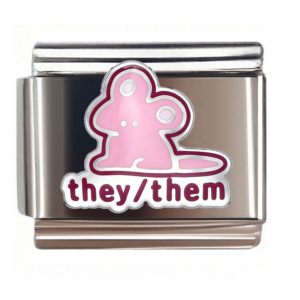 Pink They Them Character