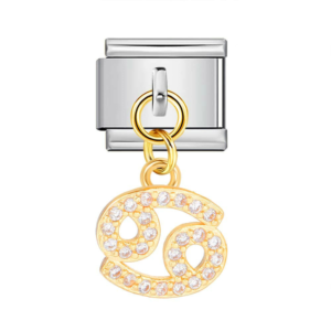 Clear Accent Cancer Pendant