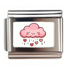 Sleeping Pink Cloud Hearts Link
