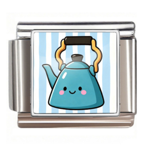 Smiling Blue Kettle