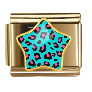 Turquoise Pink Leopard Star