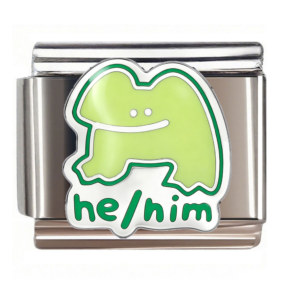 Green He Him Character