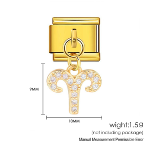 Clear Accent Aries Pendant