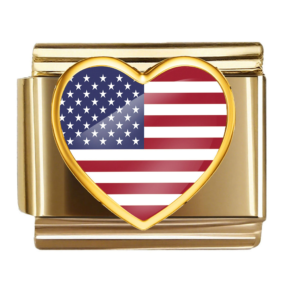 United States Flag Heart
