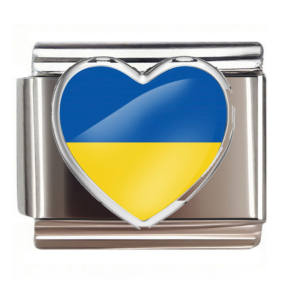 Ukraine Flag Heart
