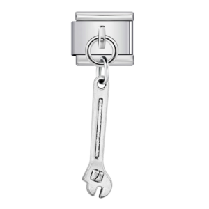 Silver Wrench Pendant