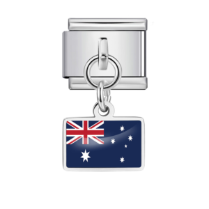Silver Australia Flag Pendant