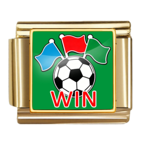 Soccer Flags Win Graphic
