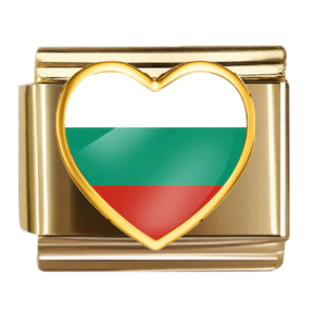 Bulgaria Flag Heart