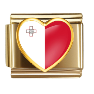 Malta Flag Heart