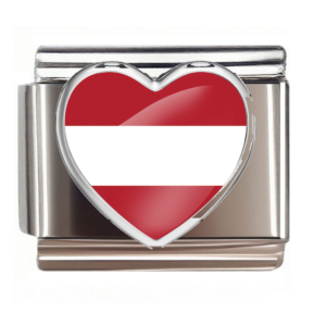 Austria Flag Heart
