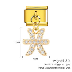 Pisces Symbol Pendant