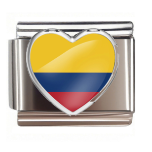 Colombia Flag Heart Link