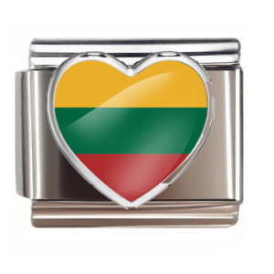 Lithuania Flag Heart