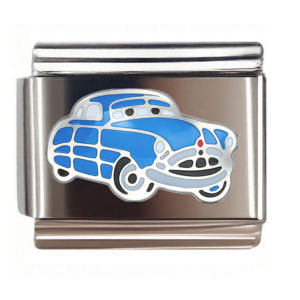 Blue Cartoon Car