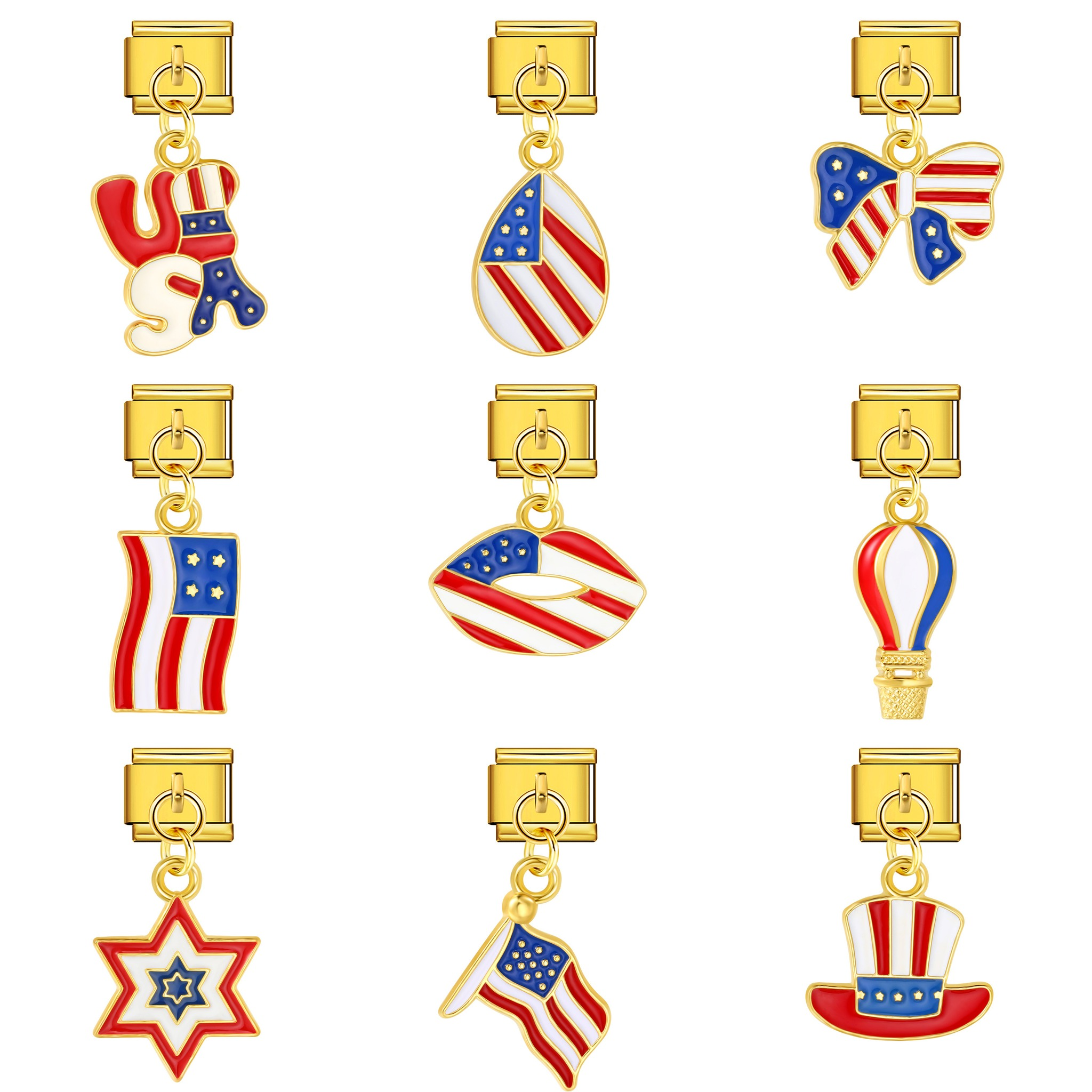 Gold USA Independence Day