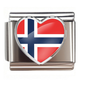 Norway Flag Heart
