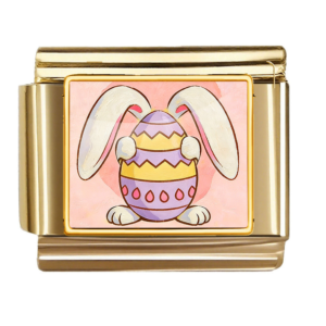 Bunny with Purple Striped Egg