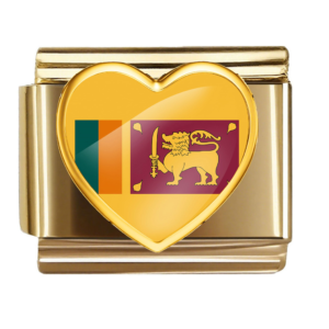 Sri Lanka Flag Heart