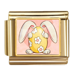 Bunny with Yellow Daisy Egg