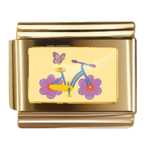 Flower Wheel Bicycle Link