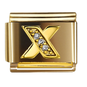 Gold Letter X Accent