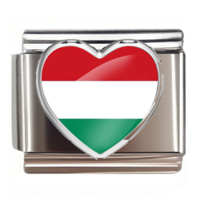 Hungary Flag Heart