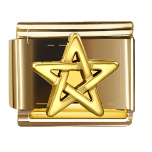 Openwork Gold Five-point Star