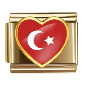 Turkey Flag Heart Link