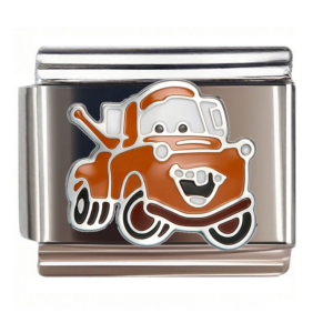 Orange Cartoon Tow Truck