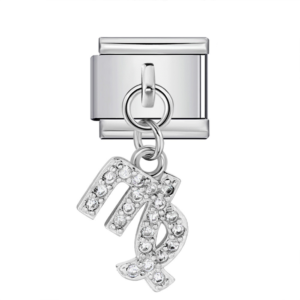 Silver Capricorn Symbol Pendant