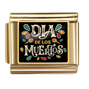 Gold Black Dia De Los Muertos