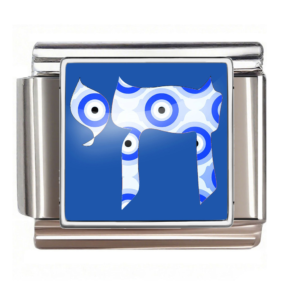 Blue Chai Eye Pattern