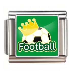 Crowned Football Graphic