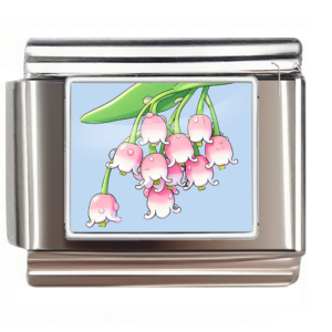 Pink Bell Flower Cluster Link
