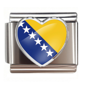 Bosnia Flag Heart