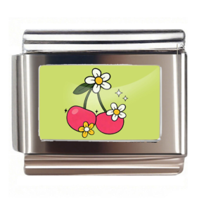 Pink Cherry and Daisy Link