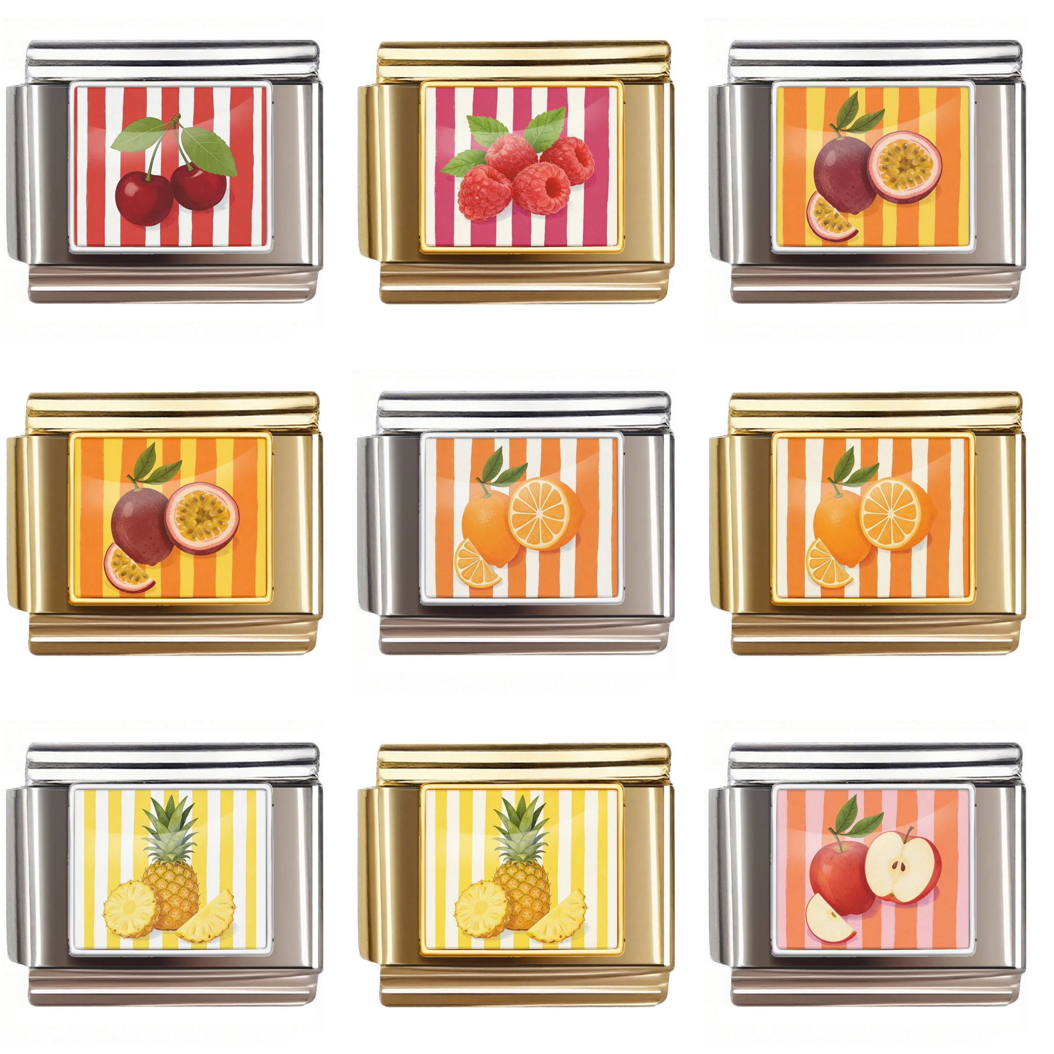 Fruit Striped Square