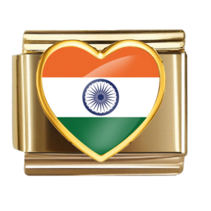 India Flag Heart