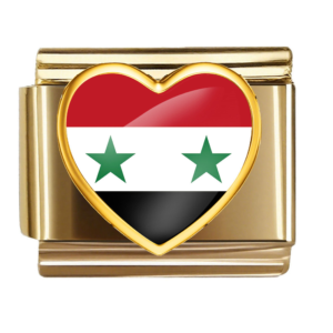 Syria Flag Heart Link
