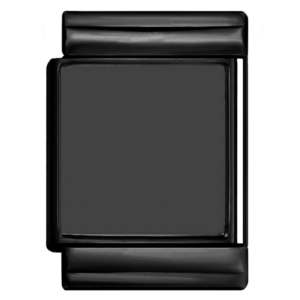 Black-Tone Insertable Square Custom Photo
