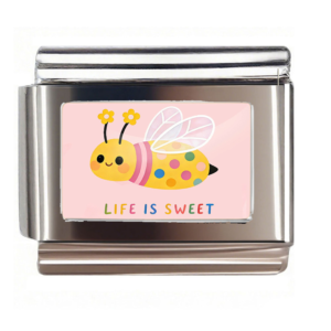 Colorful Bee with Text
