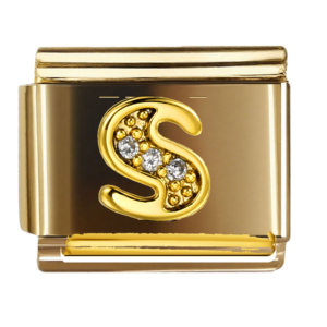 Gold Letter S Accent
