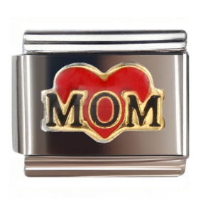 Mom Red Heart