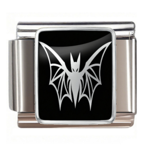 Silver Geometric Bat